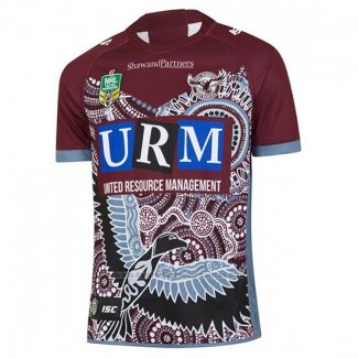 Camiseta Manly Warringah Sea Eagles Rugby 2018 Indigena