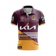 Camiseta Polo Brisbane Broncos Rugby 2024 Local