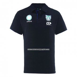 Camiseta Polo Nueva Zelandia Warriors Rugby 2025 Negro