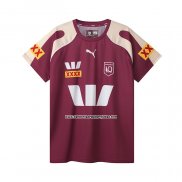 Camiseta Queensland Maroons Rugby 2026 Entrenamiento Rojo