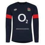 Camiseta Inglaterra Manga Larga Rugby Negro