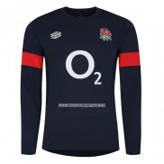 Camiseta Inglaterra Manga Larga Rugby Negro
