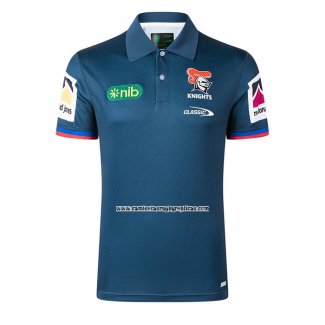 Camiseta Polo Newcastle Knights Rugby 2026 Azul