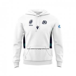 Sudaderas con Capucha Escocia Rugby 2023 Blanco