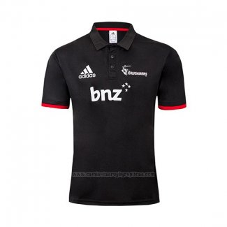 Camiseta Polo Crusaders Rugby 2019 Negro