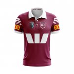 Camiseta Polo Queensland Maroons Rugby 2024  Camiseta Polo Queensland Maroons Rugby 2024