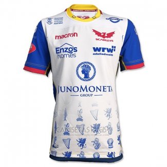 Camiseta Scarlets Rugby 2018-19 Segunda