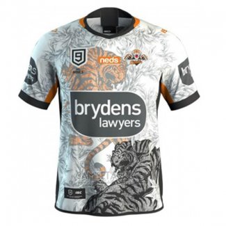 Camiseta Wests Tigers 9s Rugby 2020 Blanco