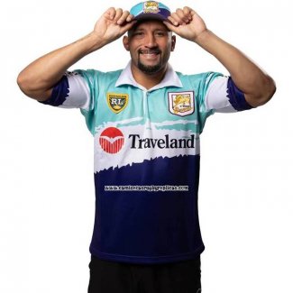 Camiseta Brisbane Broncos Rugby 1995 World Sevens Retro