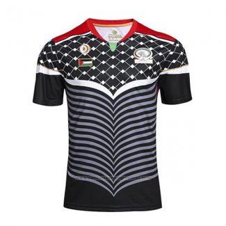 Camiseta Palestina Rugby 2017 Negro