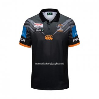 Camiseta Polo West Tigers Rugby 2026 Negro