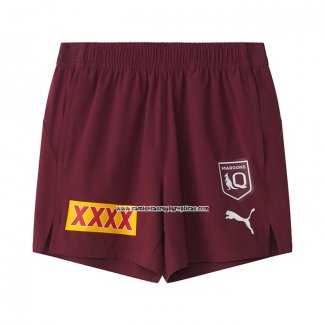 Pantalones Cortos Queensland Maroons Rugby 2026 Rojo