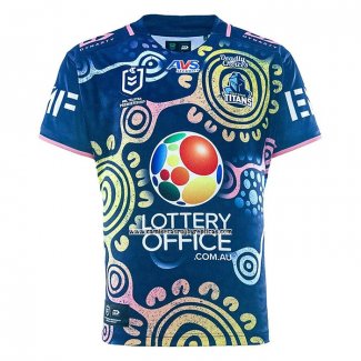 Camiseta Gold Coast Titans Rugby 2026 Indigena
