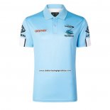Camiseta Polo Cronulla Sutherland Sharks Rugby 2026 Azul