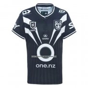 Camiseta Nueva Zelandia Warriors Rugby 2025 Entrenamiento Negro