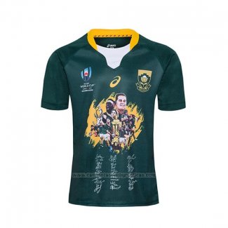 Camiseta Sudafrica Rugby RWC 2019 Campeona