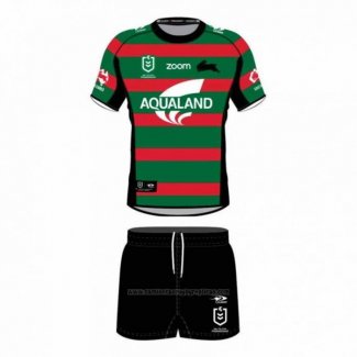 Camiseta Ninos Kit South Sydney Rabbitohs Rugby 2021 Local