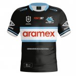 Camiseta Cronulla Sutherland Sharks Rugby 2024 Segunda