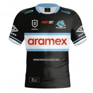 Camiseta Cronulla Sutherland Sharks Rugby 2024 Segunda