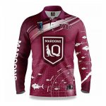 Camiseta NRL Queensland Maroons Rugby 2022 Fish Finder