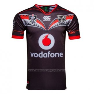 Camiseta Nueva Zelandia Warriors Rugby 2016 Local