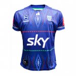 Camiseta Nueva Zelandia Warriors Rugby 2025 Indigena Azul  Camiseta Nueva Zelandia Warriors Rugby 2025 Indigena Azul