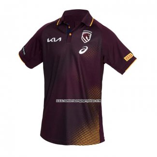 Camiseta Polo Brisbane Broncos Rugby 2026 Rojo