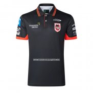 Camiseta Polo St George Illawarra Dragons Rugby 2026 Negro