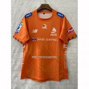 Camiseta Fiji Drua Rugby 2026 Entrenamiento Naranja