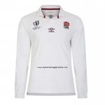 Camiseta Inglaterra Manga Larga Rugby 2023 World Cup Local