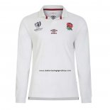 Camiseta Inglaterra Manga Larga Rugby 2023 World Cup Local