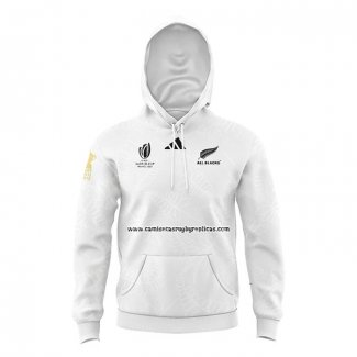 Sudaderas con Capucha All Black Rugby 2023 Blanco