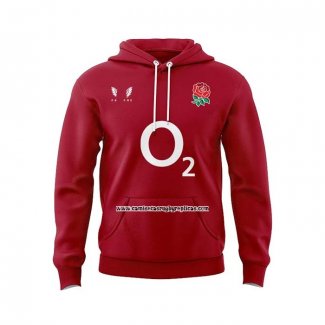 Sudaderas con Capucha Inglaterra Rugby 2025 Rojo