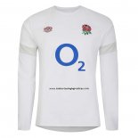 Camiseta Inglaterra Manga Larga Rugby Blanco