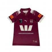 Camiseta Ninos Queensland Maroons Rugby 2025 Local
